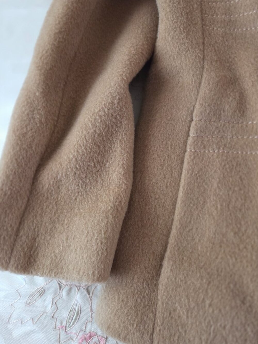 Vintage Camel Colored Wool Suit - Picture 12 of 16